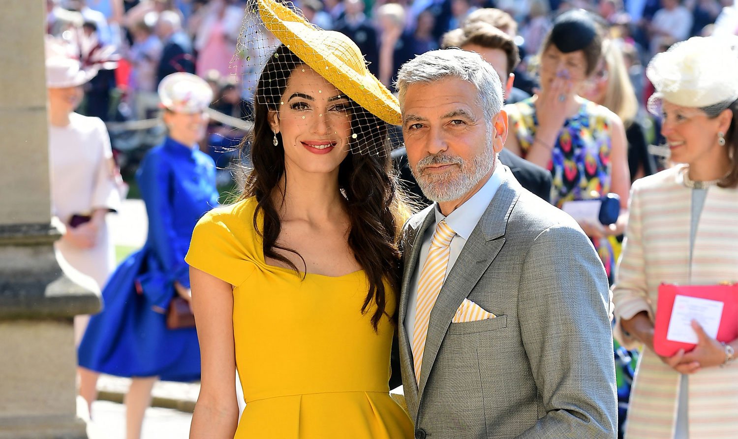 & Amal Clooney Are Picture Perfect at Royal Wedding! Amal