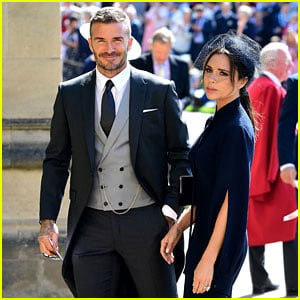 David & Victoria Beckham Attend Their Second Royal Wedding!