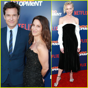 Jason Bateman & Portia de Rossi Step Out for 'Arrested Development' Season 5 Premiere