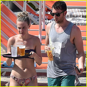 Harry Potter's Matthew Lewis Hits the Beach in Italy Ahead of His Wedding