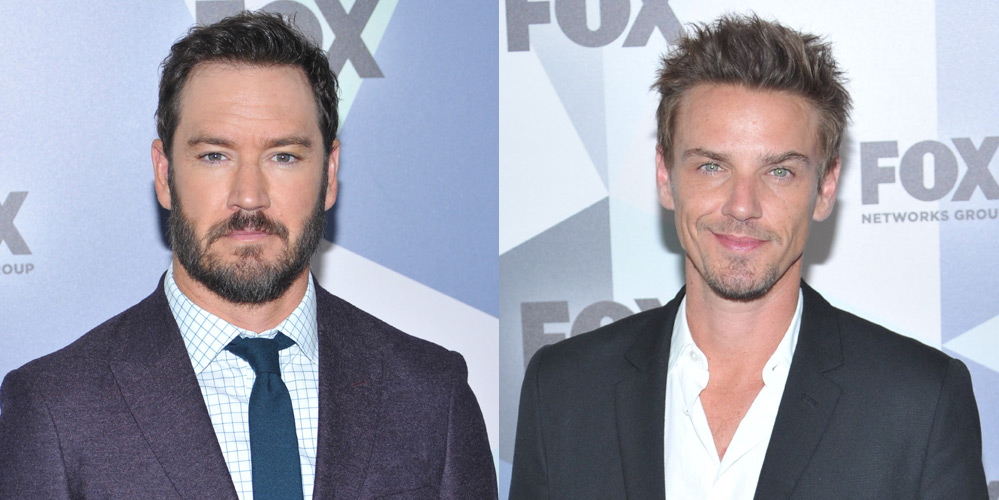 Mark-Paul Gosselaar & Riley Smith Suit Up for Fox Upfronts!