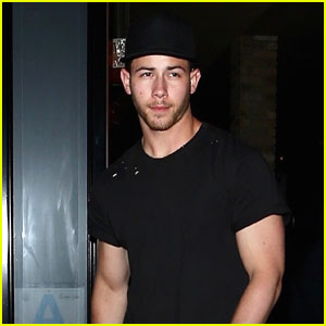 Nick Jonas Keeps It Way Too Cool in Black Leather Look: Photo