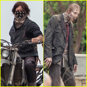 Norman Reedus & 'Walking Dead' Cast Battle Walkers in New Set Photos!