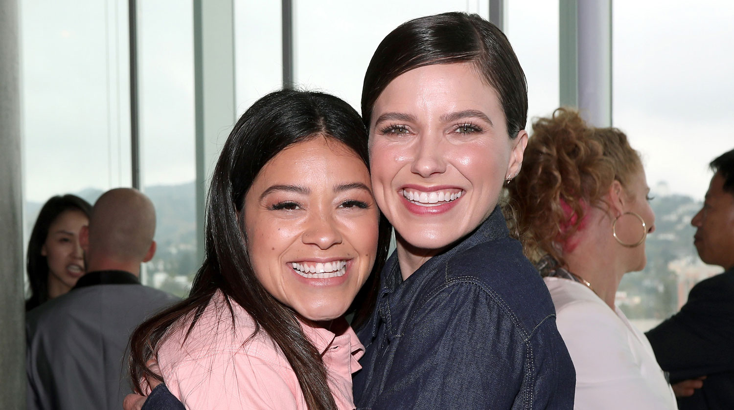 Gina Rodriguez & Sophia Bush Share a Hug at CàŽROC Empowered Women’s Brunch!