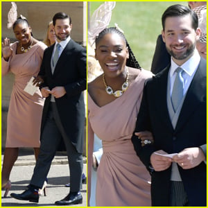 Serena Williams Holds on Close to Alexis Ohanian Arriving at Royal Wedding!