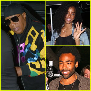 Stevie Wonder Celebrates Birthday with Famous Friends in WeHo!