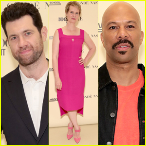 Cynthia Nixon, Billy Eichner, & Common Step Out for Teen Vogue Summit in NYC