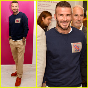 David Beckham Kicks Off Men's Fashion Week With British Fashion Council