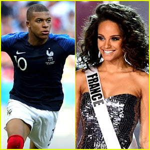 Kylian Mbappe's Rumored Girlfriend Alicia Aylies Supports Him at World Cup Game!