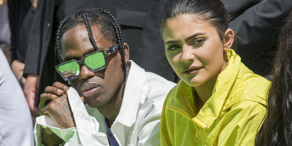 Kylie Jenner & Boyfriend Travis Scott Attend Louis Vuitton Fashion Show