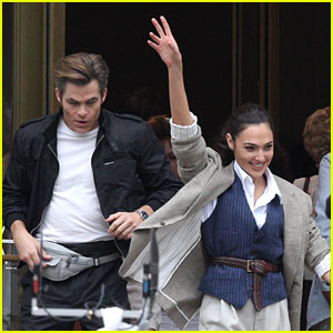Wonder Woman's Gal Gadot Hails Cab for Scene with Chris Pine - New Set Photos!