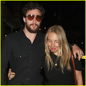 Aaron Taylor-Johnson & Wife Sam Step Out for Date Night in London!