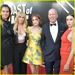 Bruce Willis is Supported by Wife & Daughters at His Comedy Central Roast!