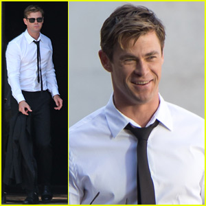 Chris Hemsworth Begins Filming 'Men in Black 4' - First Look Set Photos!