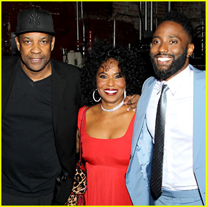 Denzel Washington Supports Son John David Washington at 'BlacKkKlansman' Premiere!