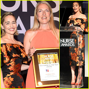 Emilia Clarke Honors Nurses for Caring for Her Late Father