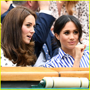 Meghan Markle & Kate Middleton Make Their First Solo Outing Together at Wimbledon 2018!