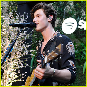 Shawn Mendes Performs at Intimate Spotify Event in Beverly Hills
