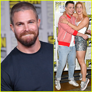 Stephen Amell & 'Arrow' Co-Stars Debut Season 7 First Look at Comic-Con - Watch Now!