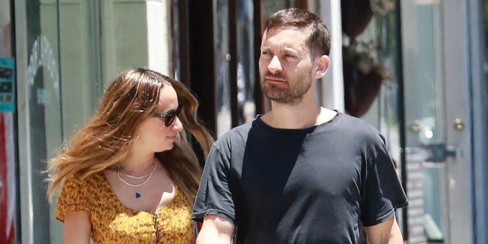 Exes Tobey Maguire & Jennifer Meyer Reunite for a Family Lunch