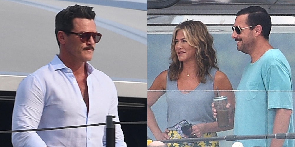 Jennifer Aniston, Adam Sandler, & Luke Evans Film ‘Murder Mystery’ On a