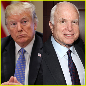 President Trump Tweets Condolences After John McCain's Death
