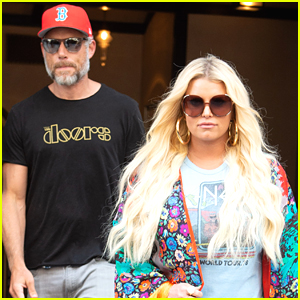Jessica Simpson Heads to Business Meeting with Eric Johnson!
