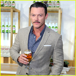Luke Evans Looks Dapper While Unveiling StellaSpace With Stella Artois in NYC