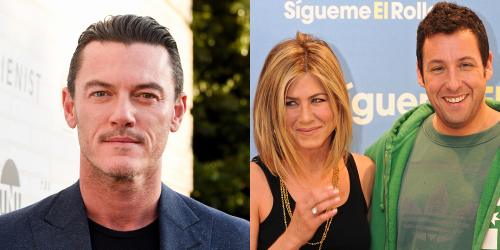 Luke Evans Praises CoStars Jennifer Aniston & Adam Sandler in Sweet