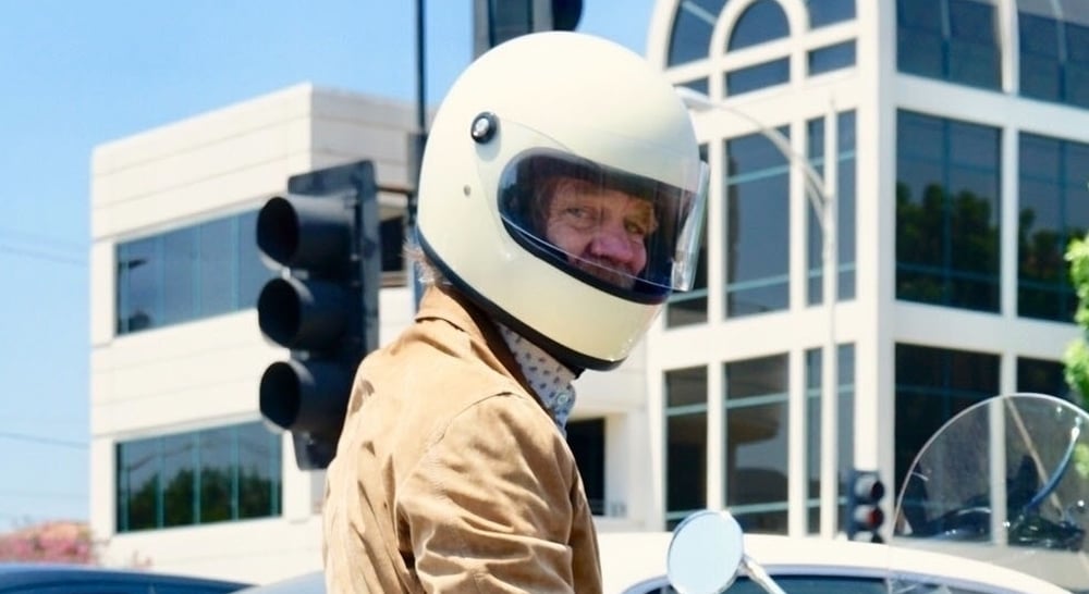 William H. Macy Goes for a Motorcycle Ride in Los Angeles | William H