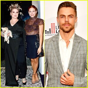 Brittany Snow, Kelly Osbourne & Derek Hough Step Out for TLC's Give A Little Awards 2018!
