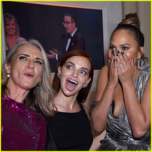Chrissy Teigen Meets 'Handmaid's Tale' Stars at Hulu's Emmys Party!