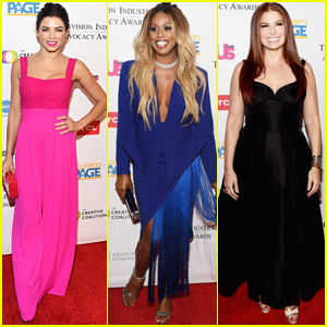 Jenna Dewan, Laverne Cox, & Debra Messing Step Out for Television Industry Advocacy Awards 2018