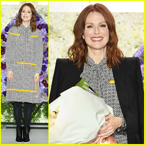 Julianne Moore Launches New Florale by Triumph Collection in Tokyo!