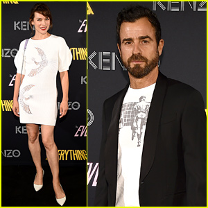 Justin Theroux Supports Cast of Kenzo Film at NYFW Event!