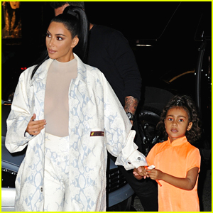 Kim Kardashian & Daughter North Step Out for Dinner in NYC!
