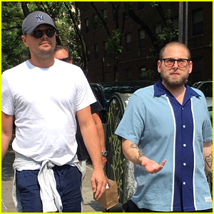 Leonardo DiCaprio & Jonah Hill Reunite for Lunch in NYC!