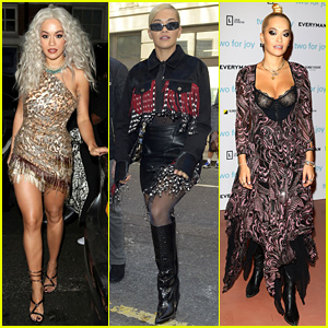 Rita Ora Ends Her Week in Three Very Different Outfits!