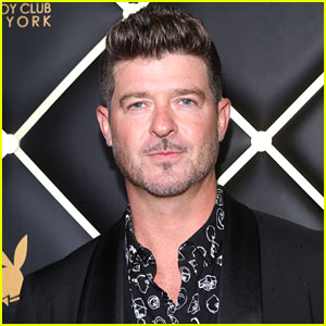 Robin Thicke Attends Playboy Club Opening Party in New York City!