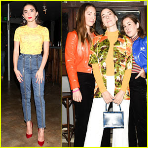 Rowan Blanchard & HAIM Support Planned Parenthood at J Brand's Fall 2018 Collection Launch