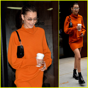 Bella Hadid Heads Out of Sister Gigi Hadid's Apartment in NYC!