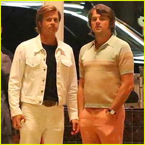 Brad Pitt & Leonardo DiCaprio Are Back on Set Together