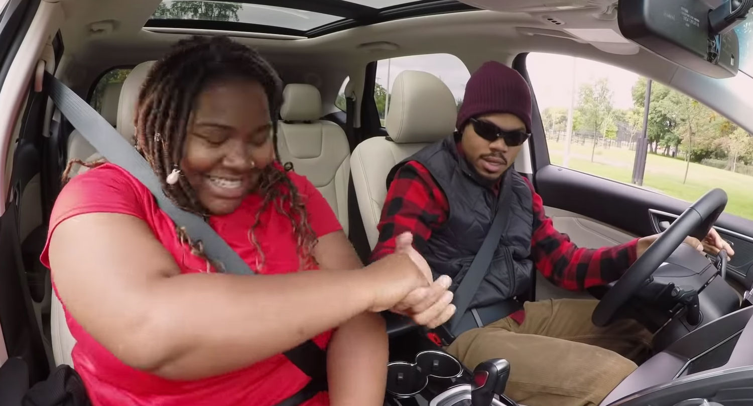 Rapper Lyft Ride Chance the Rapper Goes Undercover as a Lyft Driver to Help Chicago ...