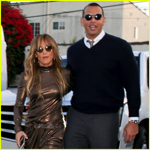 Jennifer Lopez & Alex Rodriguez Look Stylish Heading to Dinner at Craig's!