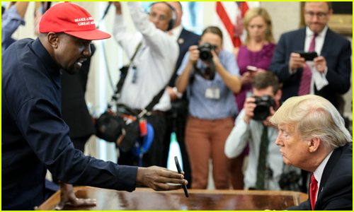 Kanye West Accidentally Reveals iPhone Passcode During White House Visit