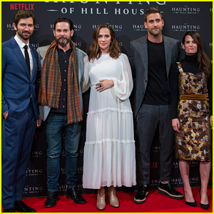 Michiel Huisman & Co-Stars Step Out for 'Haunting of Hill House' Premiere!