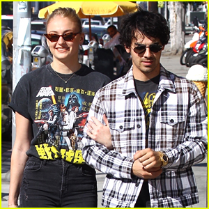 Sophie Turner Holds on Close to Joe Jonas During Afternoon Outing!