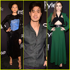 Storm Reid, Lily Collins, & Ross Butler Keep It Chic at InStyle Awards 2018