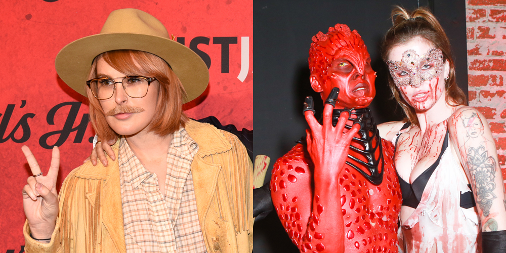 Rumer Willis & Ireland Baldwin Show Their Halloween Spirit at Just