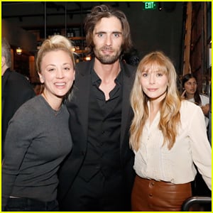 Elizabeth Olsen Teams Up with Kaley Cuoco & Tyson Ritter at EBMRF Benefit!